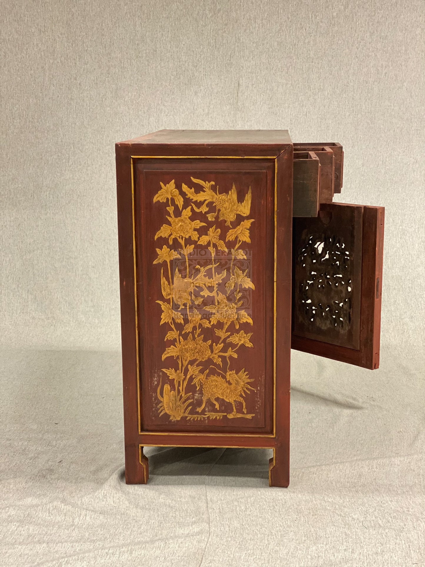 Original China Antique Carving Cabinet