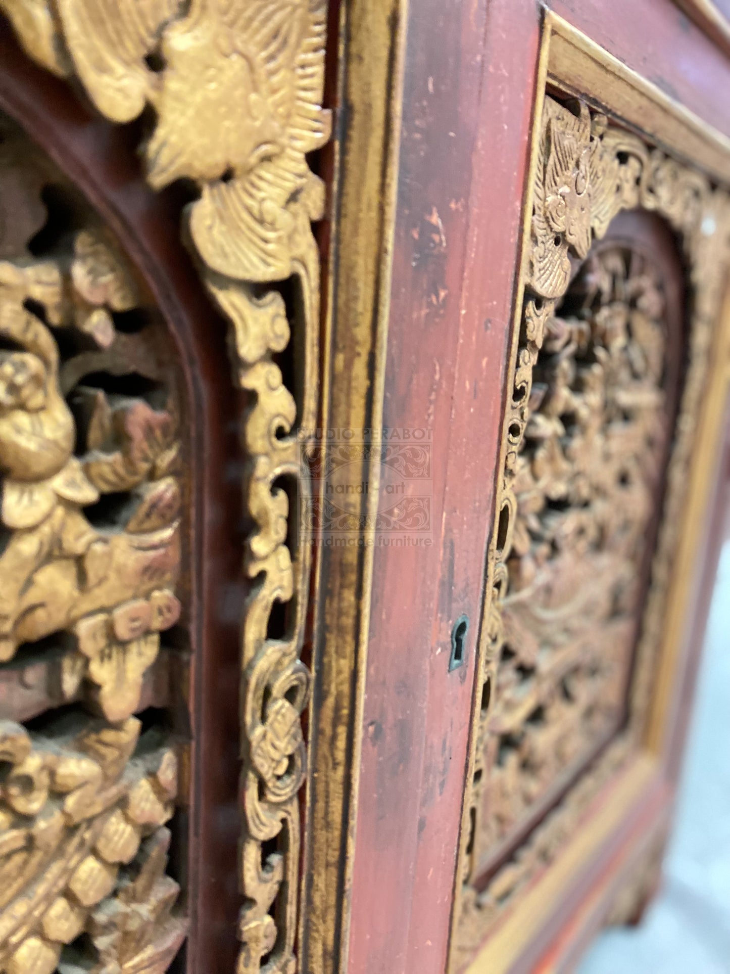 Original China Antique Carving Cabinet