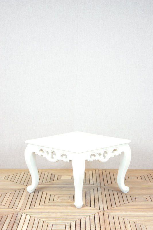 Laurel Ashly White Side Table