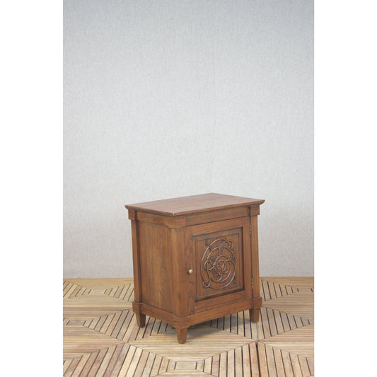 Isabelline Carving Side Table