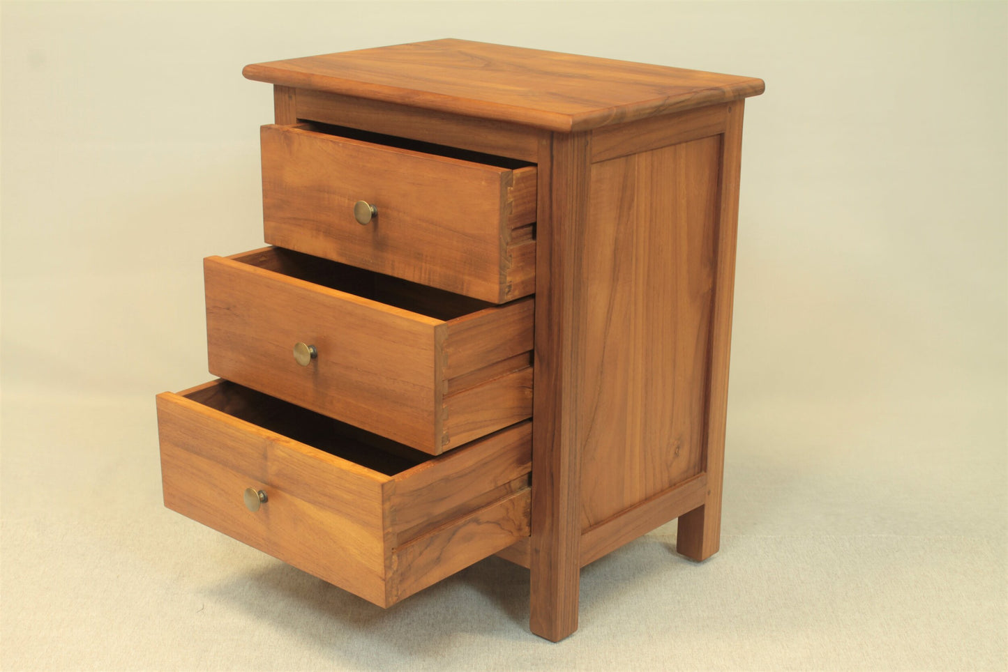 Shaker  3 Drawers Side Table