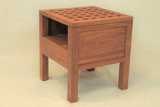 Lattice Top Side Table