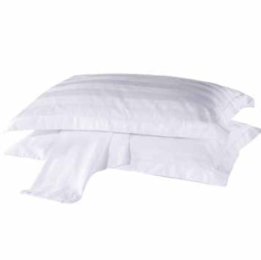 Bedding - Pillow case | 3CM Stripes White